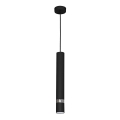 Rippvalgusti juhtmel JOKER 1xGU10/25W/230V must/läikiv kroom