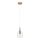 Rippvalgusti juhtmel VELARE 1xE27/15W/230V kuldne/läbipaistev