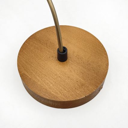 Rippvalgusti kaabliga AIDA 1xE27/60W/230V, läbimõõt 35 cm, tamm/pruun/valge