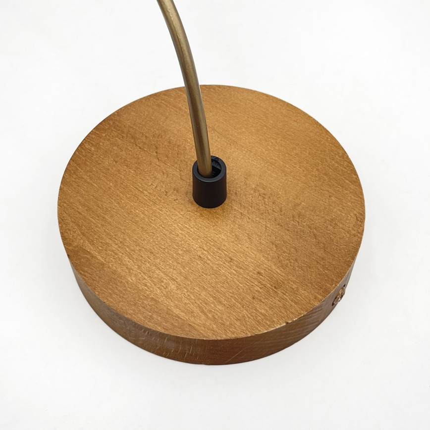 Rippvalgusti kaabliga AIDA 1xE27/60W/230V, läbimõõt 35 cm, tamm/pruun/valge