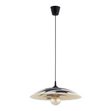 Rippvalgusti kaabliga ARMI 1xE27/15W/230V must/beež