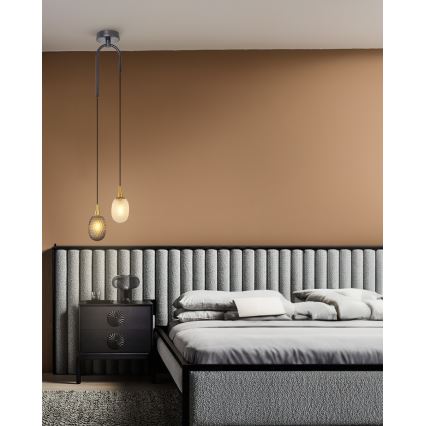 Rippvalgusti kaabliga CACTUS 2xG9/5W/230V hall/valge