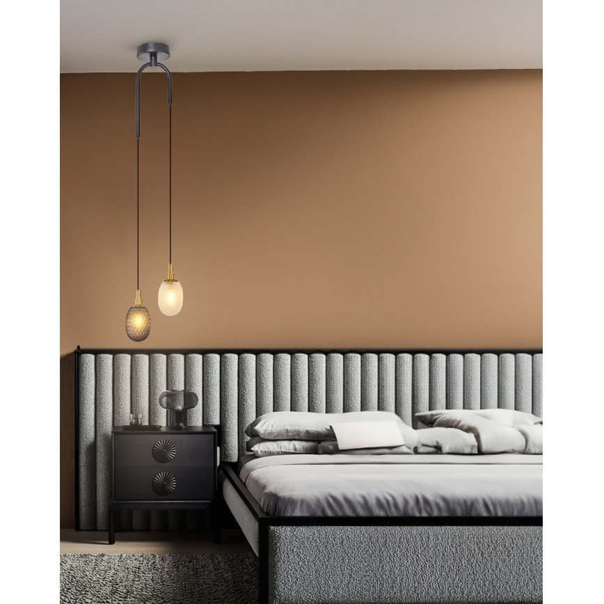 Rippvalgusti kaabliga CACTUS 2xG9/5W/230V hall/valge