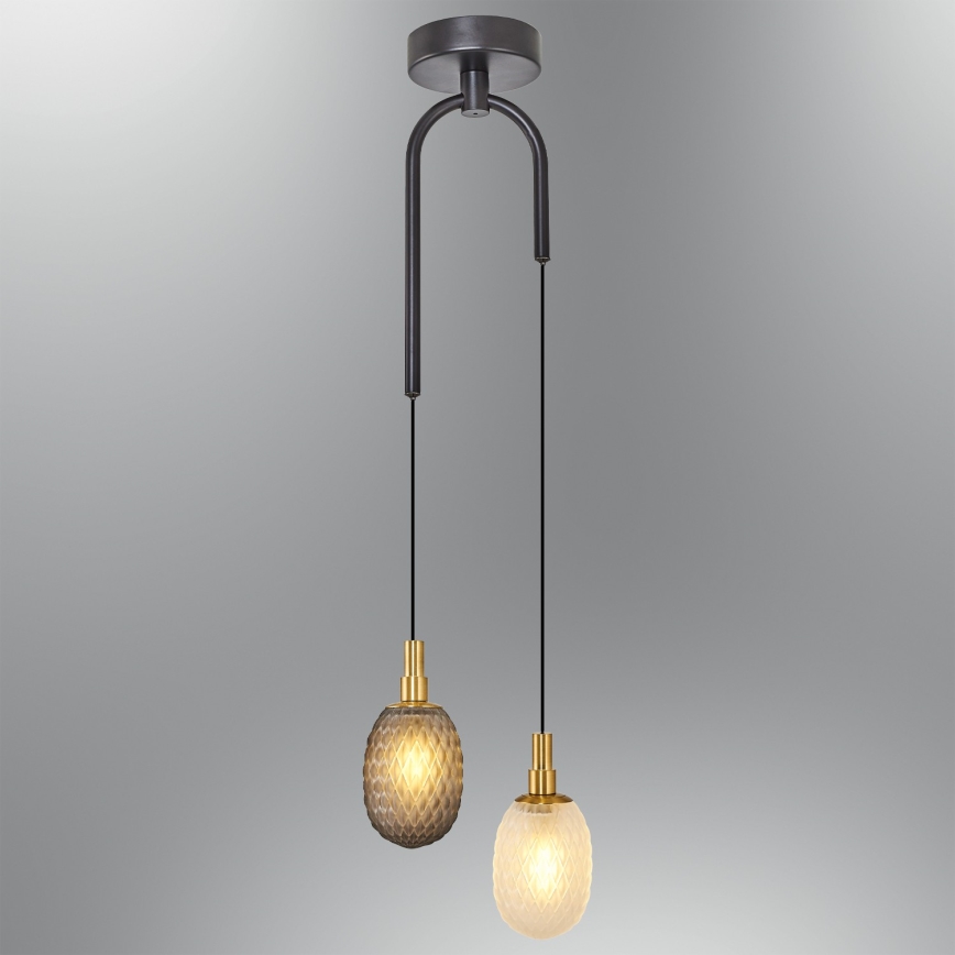 Rippvalgusti kaabliga CACTUS 2xG9/5W/230V hall/valge