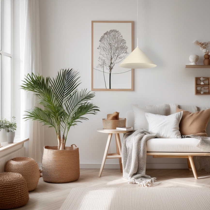 Rippvalgusti kaabliga CAPITAL 1x GX53/15W/230V, läbimõõt 46 cm, kreemjas