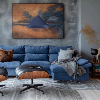 Rippvalgusti kaabliga CAPITAL 1xGX53/15W/230V, läbimõõt 46 cm, sinine