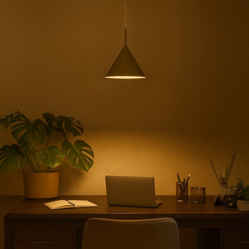 Rippvalgusti kaabliga CAPITAL, 1xGX53/15W/230V, Ø 32 cm, beež