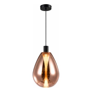 Rippvalgusti kaabliga DENSO 1xGU10/10W/230V läbimõõt 30 cm vask/must