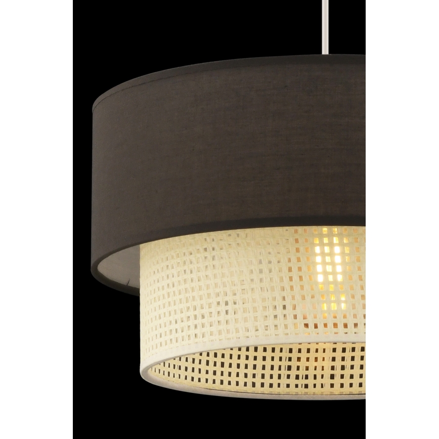 Rippvalgusti kaabliga ECHO 1xE27/60W/230V pruun/kreemjas