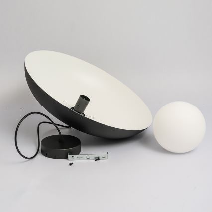 Rippvalgusti kaabliga ECLIPSE 1xE27/15W/230V must/valge