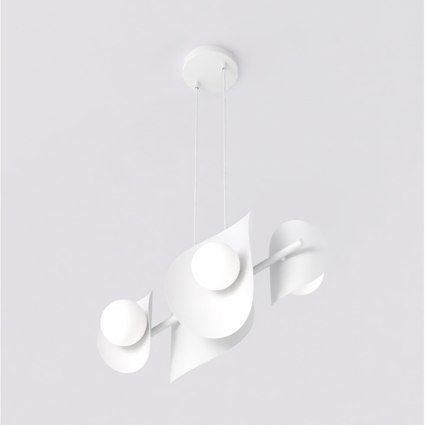 Rippvalgusti kaabliga ELEMENTI 4xG9/8W/230V valge