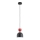 Rippvalgusti kaabliga ENTORI 1xE27/15W/230V must/punane