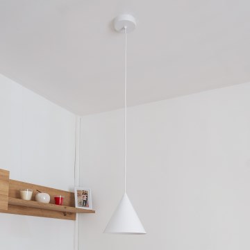 Rippvalgusti kaabliga ETNA II 1xE27/15W/230V läbimõõt 18,5 cm valge