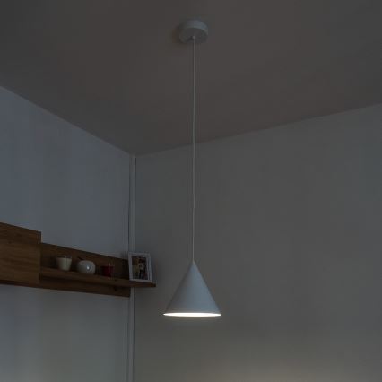 Rippvalgusti kaabliga ETNA II 1xE27/15W/230V läbimõõt 18,5 cm valge