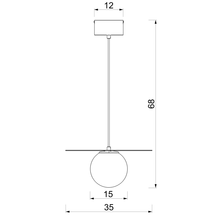 Rippvalgusti kaabliga FLAT 1xE27/15W/230V must