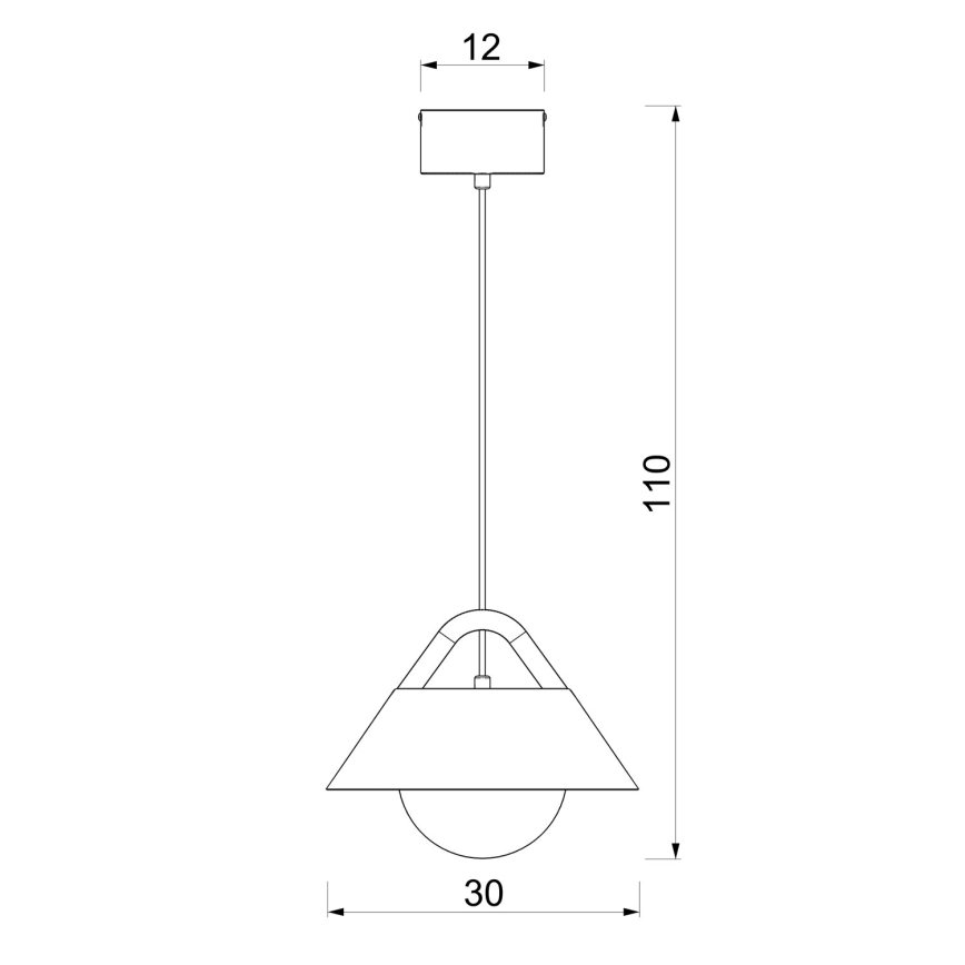 Rippvalgusti kaabliga FUNDA 1xE27/15W/230V kreemjas