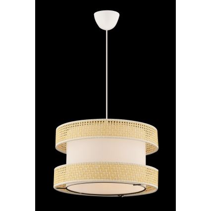 Rippvalgusti kaabliga HALO 1xE27/60W/230V, kreemjas/beež