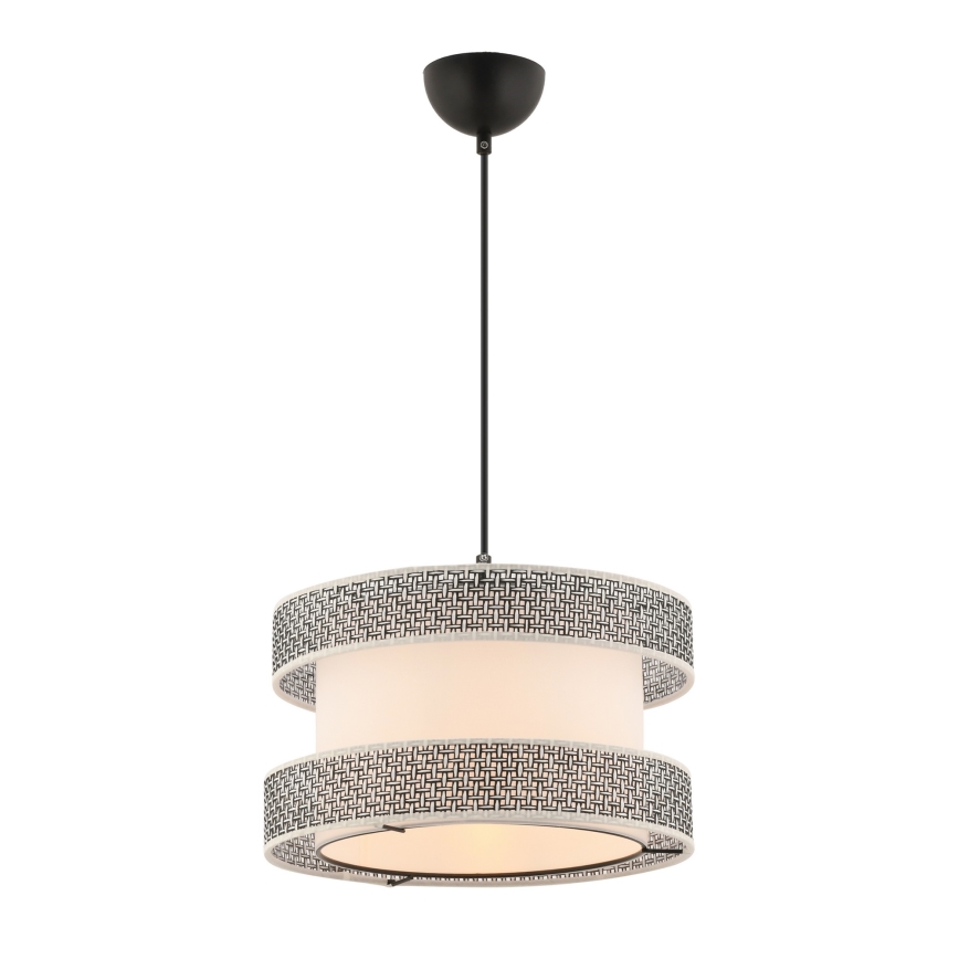 Rippvalgusti kaabliga HALO 1xE27/60W/230V kreemjas/hall