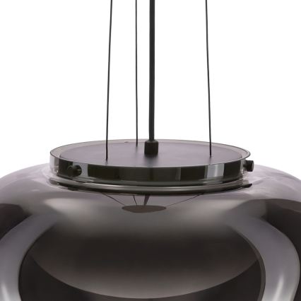 Rippvalgusti kaabliga INSIEME 1xGX53/10W/230V, läbimõõt 38 cm, suitsune must