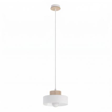 Rippvalgusti kaabliga KIVI 1xE27/15W/230V valge