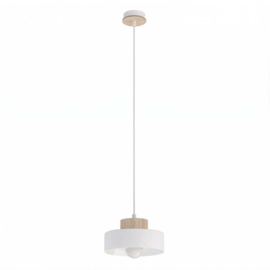Rippvalgusti kaabliga KIVI 1xE27/15W/230V valge