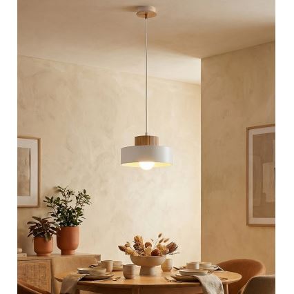 Rippvalgusti kaabliga KIVI 1xE27/15W/230V valge