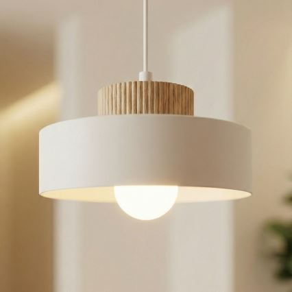 Rippvalgusti kaabliga KIVI 1xE27/15W/230V valge