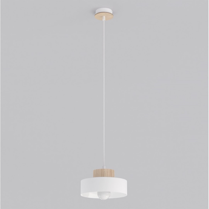 Rippvalgusti kaabliga KIVI 1xE27/15W/230V valge