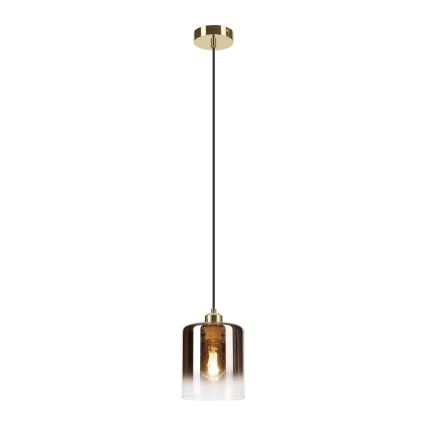 Rippvalgusti kaabliga LIAH 1xE27/15W/230V kuldne/suitsune pruun