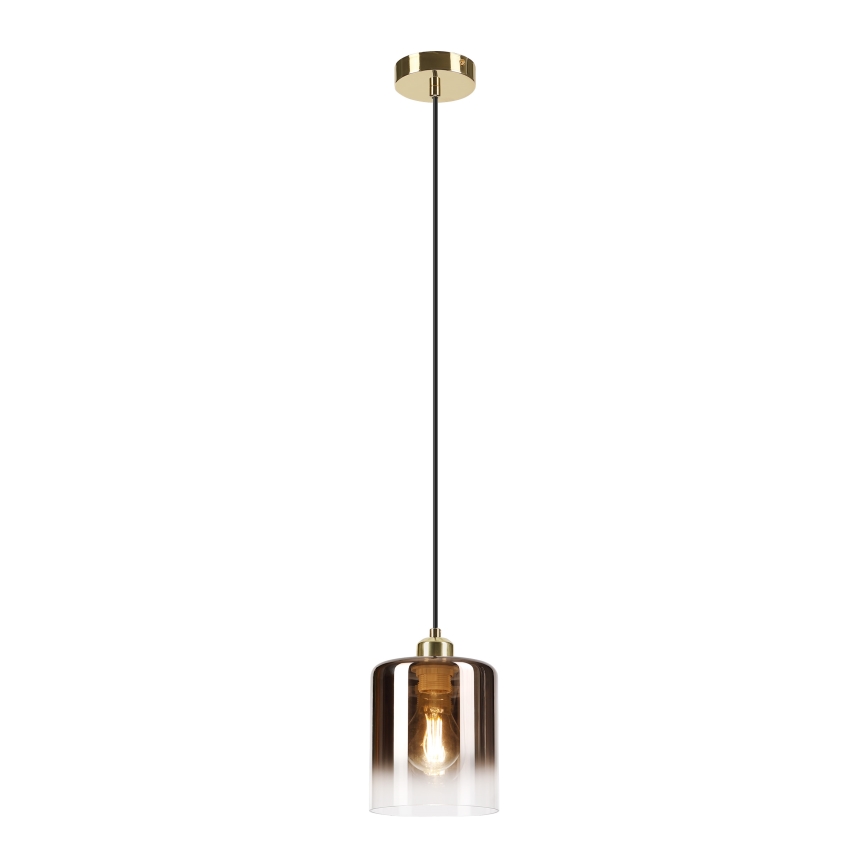 Rippvalgusti kaabliga LIAH 1xE27/15W/230V kuldne/suitsune pruun