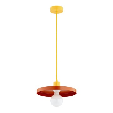 Rippvalgusti kaabliga LITO 1xE27/15W/230V vask/kollane