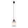 Rippvalgusti kaabliga LIZA 1xE27/15W/230V must/kuldne