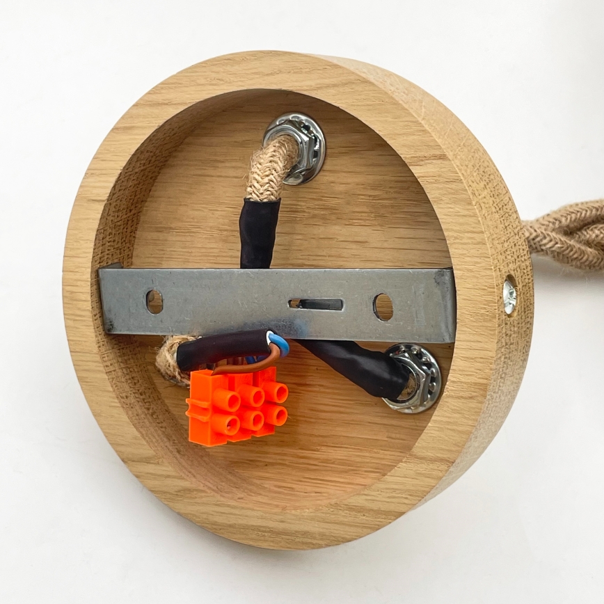 Rippvalgusti kaabliga LOOMIS 3xE27/15W/230V 83 cm beež/tamm