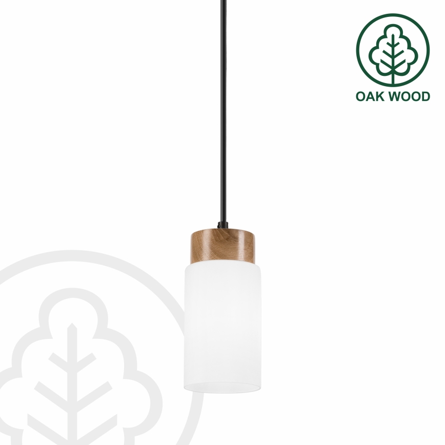 Rippvalgusti kaabliga MARKUS 1xE27/15W/230V must/tamm