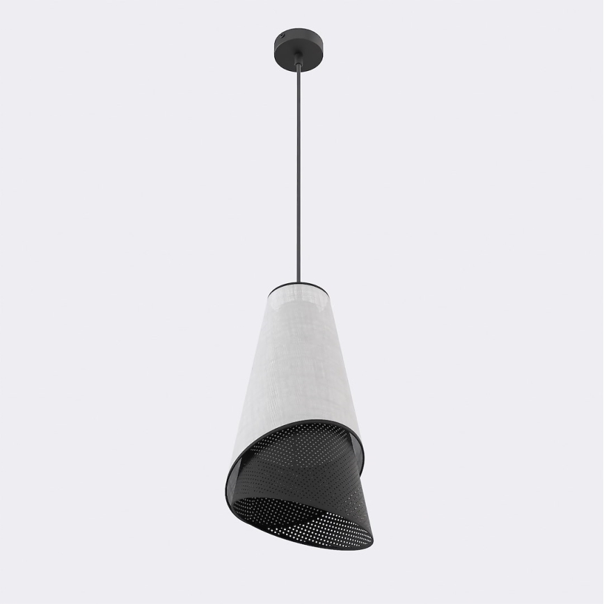 Rippvalgusti kaabliga MODA 1xE27/15W/230V hall/must