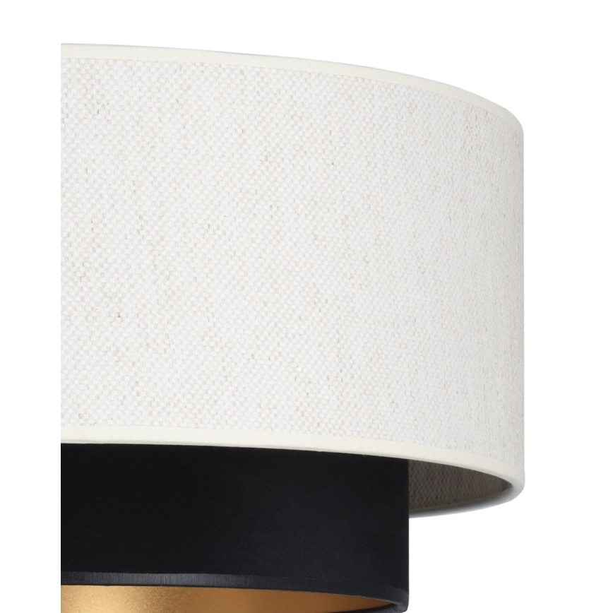 Rippvalgusti kaabliga NATIA 1xE27/60W/230V valge/must