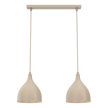 Rippvalgusti kaabliga NOAK CLASSIC 2xE27/15W/230V beež
