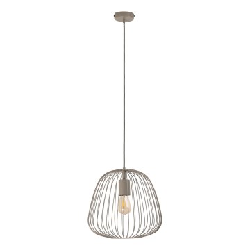 Rippvalgusti kaabliga OVELLA 1xE27/15W/230V, läbimõõt 36 cm, hall