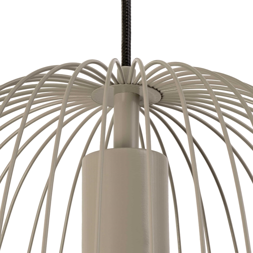 Rippvalgusti kaabliga OVELLA 1xE27/15W/230V, läbimõõt 36 cm, hall