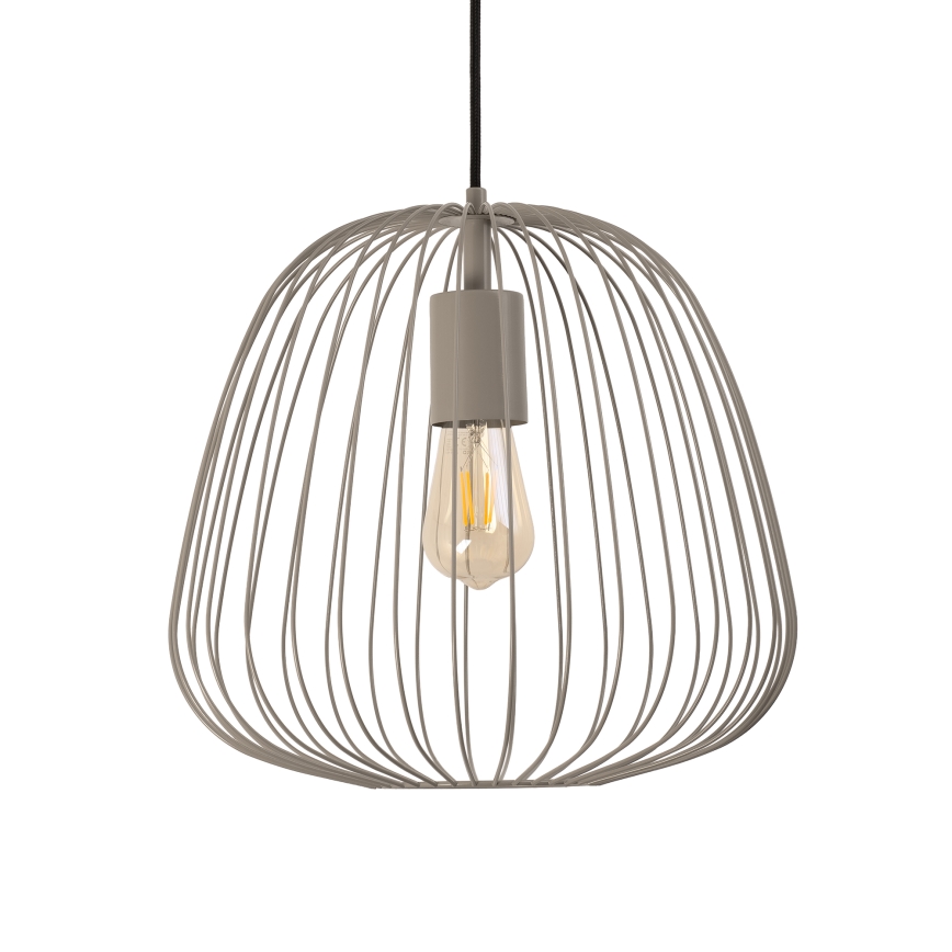 Rippvalgusti kaabliga OVELLA 1xE27/15W/230V, läbimõõt 36 cm, hall