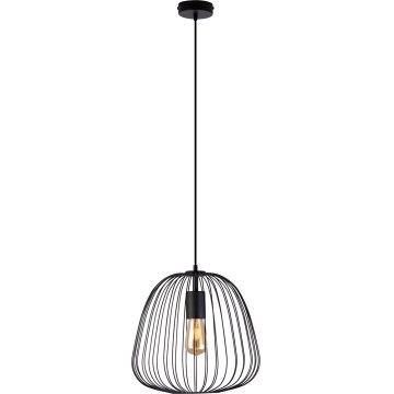 Rippvalgusti kaabliga OVELLA 1xE27/15W/230V läbimõõt 36 cm must