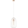 Rippvalgusti kaabliga OVELLA 1xE27/15W/230V Ø 25 cm kreem/mänd