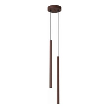Rippvalgusti kaabliga PASTELO 2xG9/8W/230V pruun