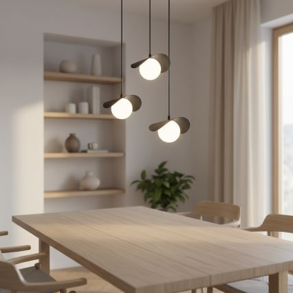 Rippvalgusti kaabliga RITUAL 3xG9/8W/230V must