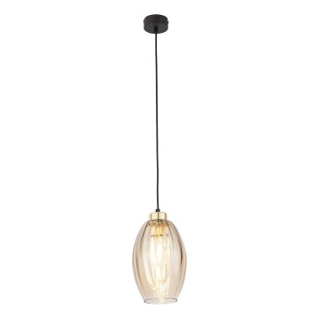 Rippvalgusti kaabliga SEBO 1xE27/15W/230V must/suitsune beež