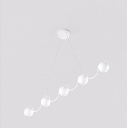 Rippvalgusti kaabliga SINUS 5xG9/8W/230V valge