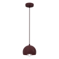 Rippvalgusti kaabliga SOOL 1xE27/15W/230V, läbimõõt 15 cm, bordoo