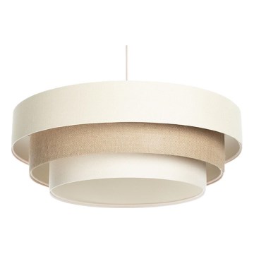 Rippvalgusti kaabliga TRINITI 1xE27/60W/230V, läbimõõt 40 cm, kreemikas/beež