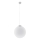 Rippvalgusti kaabliga UGO 1xE27/15W/230V, läbimõõt 30 cm, valge/läikiv kroom