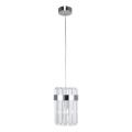 Rippvalgusti kaabliga VETRO 1xE14/10W/230V läikiv kroom